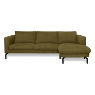 SCANDIC Senf žuta kutna garnitura (s desnim kutom) Gomero, 258x93x84 cm