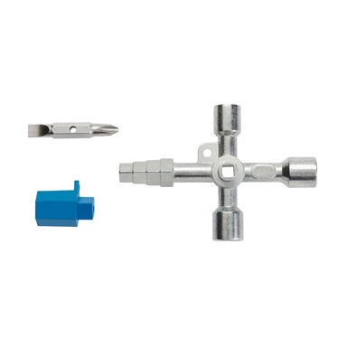 HOGERT Ključ za razvodne ormare 85 mm + adapter 1/4 HT1W761