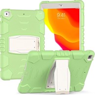 NIKCORP Oklopna maska za iPad Mini 6 s ugrađenim postoljem trodijelna zaštitna futrola za tablet, zelena