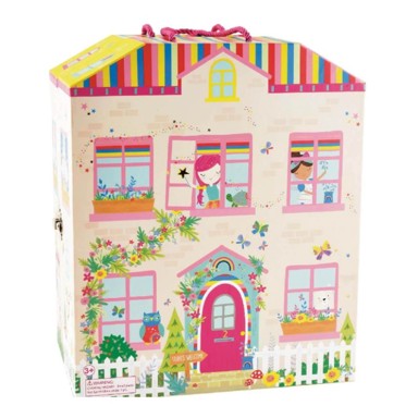 FLOSS & ROCK Kutija za igru Playbox Rainbow Fairy, 18 figurica, 3 pretinca, dob 3+