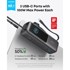 ANKER Powerbank s integriranim USB-C kabelom, 25000 mAh, 165 W, crni