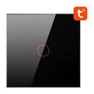 AVATTO Pametni zidni prekidač ZigBee LZTS02-EU-B1, 1 kanal, bez neutralne žice, crni