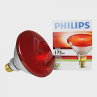 Philips infra red par38 ir 175w e27 230v red