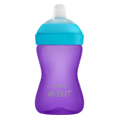PHILIPS AVENT Čašica s usisnikom otpornim na zagriz, 300ml, 9m+, djevojčica