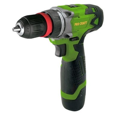 PROCRAFT Akumulatorska bušilica/odvijač PA12DFR, zelena