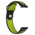 B-STRAP Silicone Sport remen za Garmin Vivoactive 5, black/Green