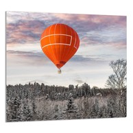 TMK Staklena zaštita za štednjak ili ploču za kuhanje 65x60, balon