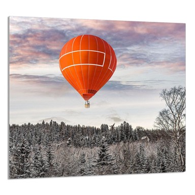 TMK Staklena zaštita za štednjak ili ploču za kuhanje 65x60, balon