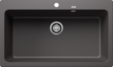 BLANCO Sudoper NAYA XL 9 SILGRANIT, kameno siva
