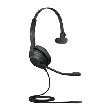 JABRA Slušalice Evolve2 30 SE MS, crne, on-ear, Mono, USB-C