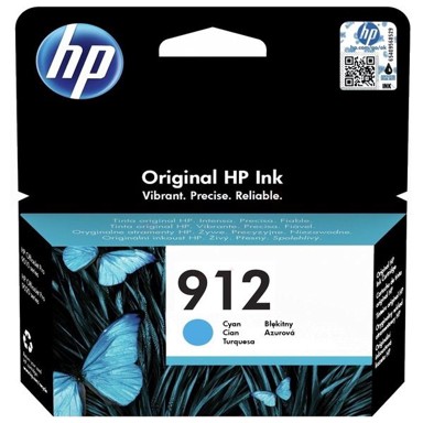 HP Tinta, 912, original, cijan