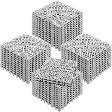VEVOR Modularne podne pločice za odvodnju, međusobno povezive, 30 × 30 × 1,5 cm, siva