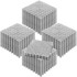 VEVOR Modularne podne pločice za odvodnju, međusobno povezive, 30 × 30 × 1,5 cm, siva