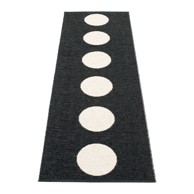 PAPPELINA Unutarnja i vanjska staza Vera Black 70x225 cm, crno-bijela