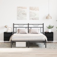 Noćni ormarići 2 komada Crni hrast 40x35x50 cm Konstruirano drvo