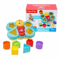 FISHER-PRICE Leptir razvrstavač oblika, didaktička igračka