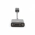 DIGITUS Adapter DisplayPort-DVI 15 cm AK-340401-001-S, siva