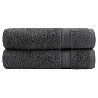 SOLUND Premium ručnici za tuširanje, 2 kom, 70 x 140 cm, 600 g/m², antracit