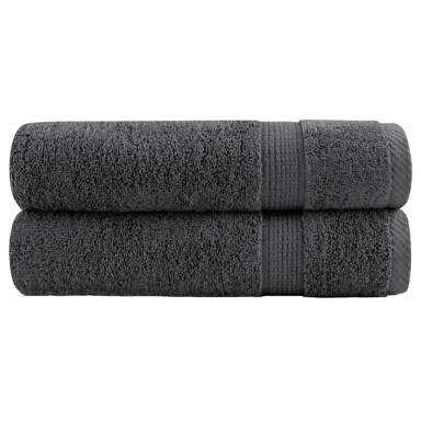 SOLUND Premium ručnici za tuširanje, 2 kom, 70 x 140 cm, 600 g/m², antracit