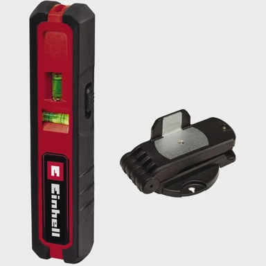 EINHELL Linijski laser TC-LL1, crvena laserska linija, s libelom, crno-crveni