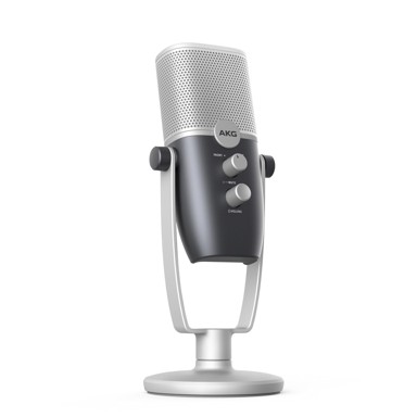 AKG USB kondenzatorski mikrofon Ara, profesionalni, blue-silver