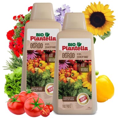 UNICHEM BIO PLANTELLA Organsko gnojivo od algi za povrće začinsko bilje voće i cvijeće 1 l 2 kom.