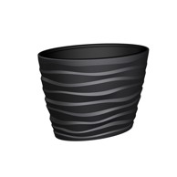 BLUMAX PVC tegla BORA OVAL 60x39x42h antracit