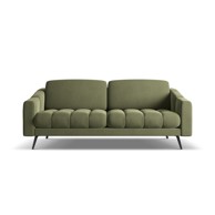 MAKAMII Zelena baršunasti sofa 202 cm Nalu, 202x95x80 cm