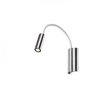 RENDL Zidna svjetiljka Show, 230V, LED, 3W, 3000K, bijela krom