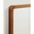KAVE HOME Zidno ogledalo s okvirom od masivnog drveta 45x70 cm Shamel 