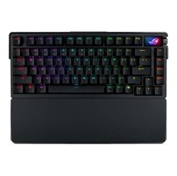 ASUS Gaming tipkovnica ROG Azoth Extreme, mehanička, bežična, ROG NX prekidači, 75% veličina, OLED zaslon, crna