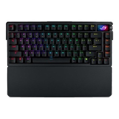 ASUS Gaming tipkovnica ROG Azoth Extreme, mehanička, bežična, ROG NX prekidači, 75% veličina, OLED zaslon, crna