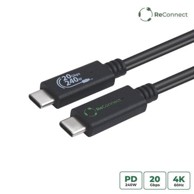 MICROCONNECT USB C 3.2 gen 2 x 2 kabel 0,25 m .2CC0.25, crni