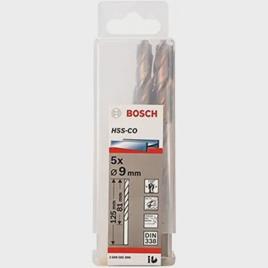 BOSCH Svrdla za metal HSS-Co DIN338