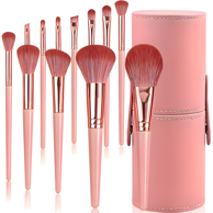 Set kistova za šminkanje s futrolom Ab-40117, ružičasti