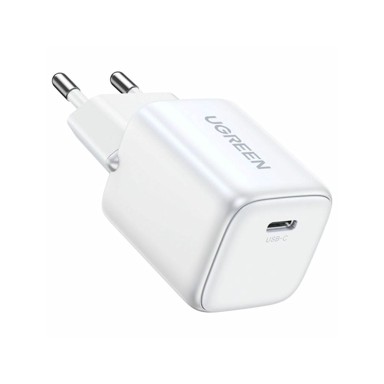 UGREEN Punjač Nexode CD318, USB-C, PD GaN, 20W, ​​bijeli