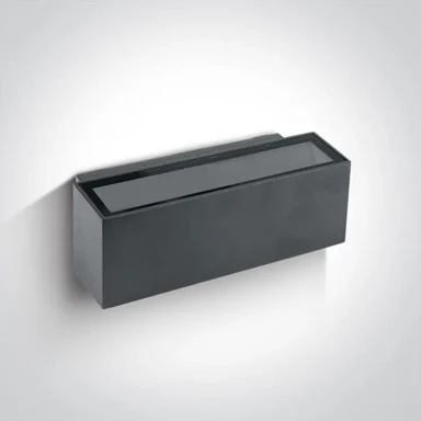Zidna LED svjetiljka, 2x6W, 3000K, 2x420 lm, 230V, IP54, DM67374A/AN/W, antracit