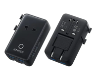 ANKER Putni adapter, Nano, 5 u 1, 20 W, crna