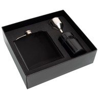 SCHWARZWOLF Pljoska s 4 čašice u poklon kutiji Madonie F5000200AJ3