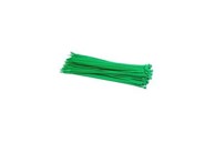 EURO TOOLS Vezice zelene 120 x 2,5 mm, 100 kom