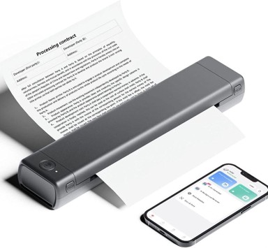 PHOMEMO prijenosni termalni pisač M08F A4, Bluetooth, sivi