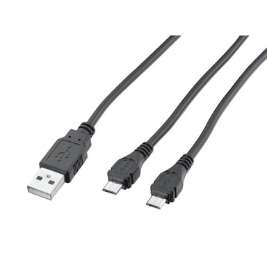 TRUST Kabel za punjenje Gamepada  GXT 222 Duo Charge & Play, Ps4, 350cm, crni