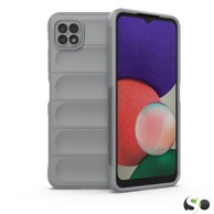 Silikonska Wave maskica za Samsung A22 5G Svijetlo Siva