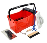 AWTOOLS Set za postavljanje pločica s kantom