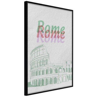 Poster Pastel Rome 40x60