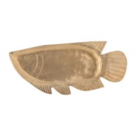 BLOOMINGVILLE Metalni ukrasni pladanj 35,5x17 cm Fabius