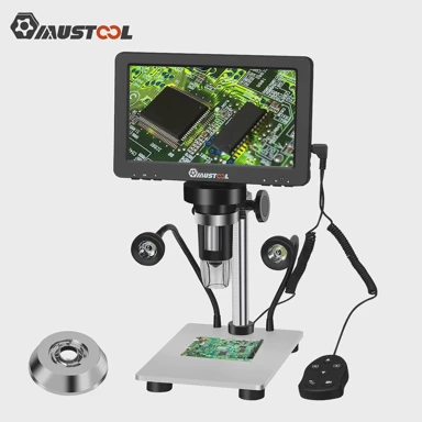MUSTOOL Digitalni mikroskop s povećalom, 7 inča, 1200X