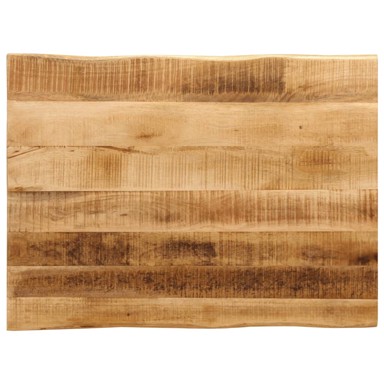 Stolna ploča sa živi rub 80x60x2,5 cm masivno grubo drvo manga