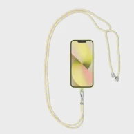 SWING Privjesak za telefon podesive duljine / duljina kabela 165 cm (max 82,5 cm u omči) sivo žuta