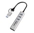 LOGILINK USB hub, 3 x USB 3.0, čitač kartica
